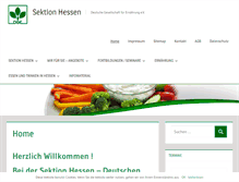 Tablet Screenshot of dge-hessen.de